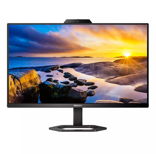 Monitor LCD Philips 609,6 mm (24,0") Class Webcam Full HD - 16:9 - Nero tessuto - 60,5 cm (23,8") Viewable - Tecnologia In