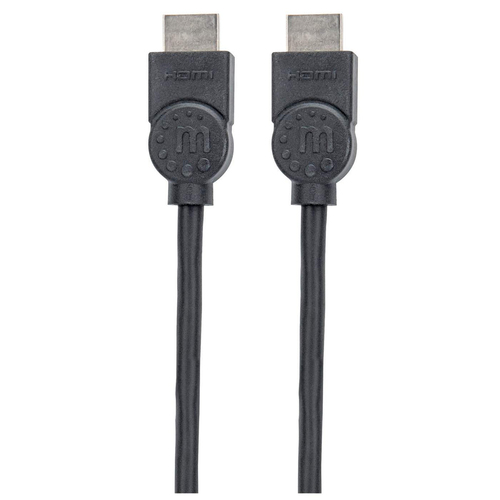 Manhattan HDMI 4K@30Hz Cable, 1.5m, Suitable for ALL 1080p/HD and Majority of 4K Uses (Check Your System 4K Specification 