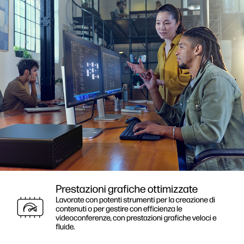 HP EliteDesk 8 SFF G1i Desktop AI PC Wolf Pro Security Edition. Famiglia processore: Intel Core Ultra 5, Modello del proce