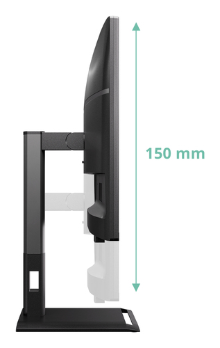 AOC Q27P4CV. Taille de l'écran: 68,6 cm (27"), Résolution de l'écran: 2560 x 1440 pixels, Temps de réponse: 4 ms, Format d