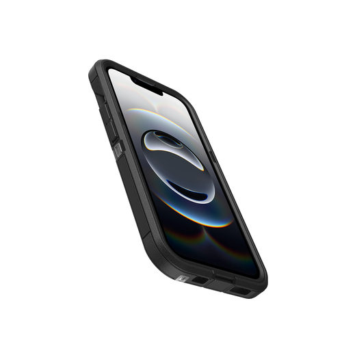 OtterBox Defender Series XT Case for Apple iPhone 15, iPhone 14, iPhone 13 Smartphone - Dark Side (Clear/Black)