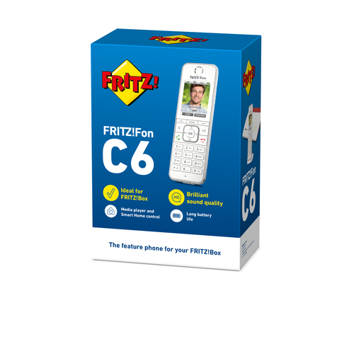 Fon C6 International. Typ: DECT-Telefon, Hörertyp: Kabelloses Mobilteil. Freisprecheinrichtung. Maximum indoor range: 40 m