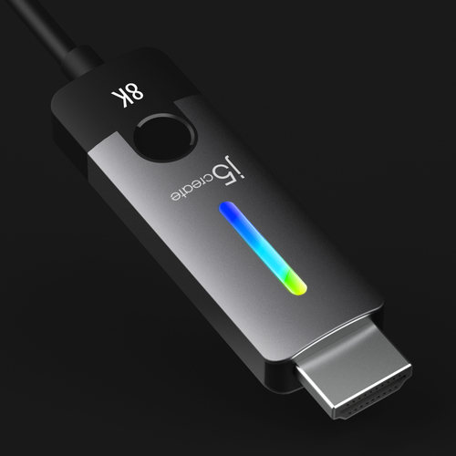 j5create JCC157-N USB-C® to HDMI™ 2.1 8K Cable. Cable length: 1.79 m, Connector 1: USB Type-C, Connector 2: HDMI. Weight: 