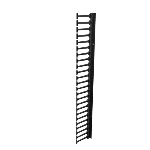 VERTIV Kabelführung - Schwarz - 2 Pack Paket - Kabelmanagement-Panel - 48U Rack-Höhe x 19" Panel-Breite - Metall
