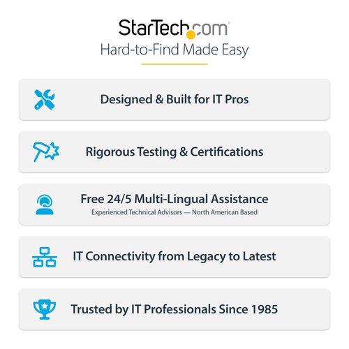 StarTech.com 4-Port USB PCIe Card, USB 3.2 5Gbps, PCI Express Expansion Card with 4x Independent USB Controllers, 4x USB-A