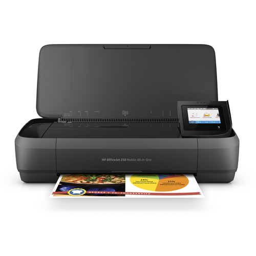 HP Officejet 250 Kabellos - Tintenstrahl-Multifunktionsdrucker - Farbe - Kopierer/Drucker/Scanner - 20 Seiten/Min. Mono/19