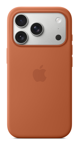 Apple Hülle für Apple iPhone 17 Pro Smartphone - Terra Cotta - 1 / Pack - Seidig, Softtouch - Kratzfest, Sturzsicher, Stur