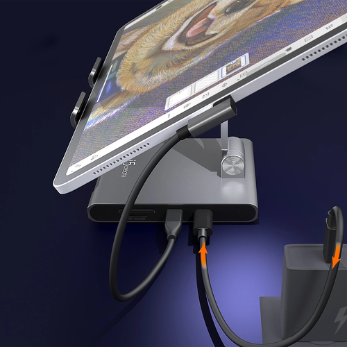 j5create JTS224-N Height Adjustable Tablet PC Stand - 27.9 cm (11") to 32.8 cm (12.9") Screen Support - 1.50 kg Load Capac