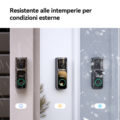 KIT CAMPANELLO 3S WI-FI A BATTE 2+K(4MP) CON WIRELESS CHIME