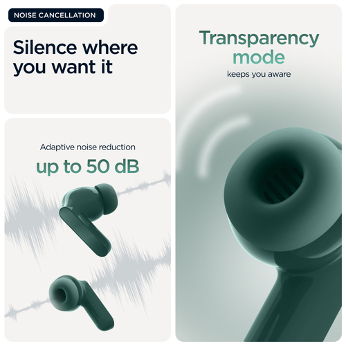 Motorola Mobility moto buds bass True Wireless Ohrhörer Stereo Ohrhörerset - Binaural - In-Ear - Geräuschunterdrückung