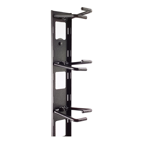 APC AR8442 Cable Organizer - Black - Cable Manager - 0U Rack Height