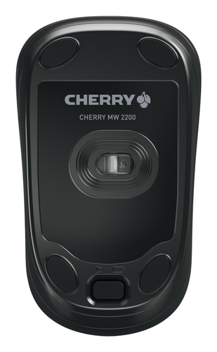 Souris CHERRY MW 2200 - Fréquence radio - USB Type A - Optique - 3 Bouton(s) - Noir - Sans fil - 10,06 m - 2,40 GHz - 1300