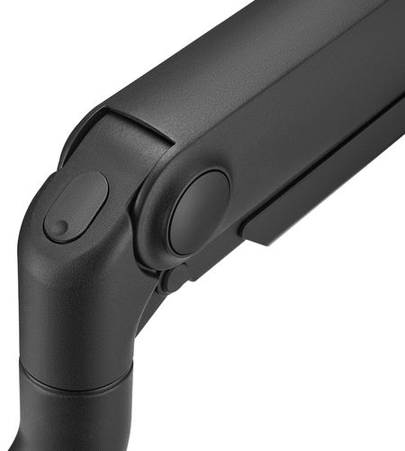 Neomounts NEXT One Mounting Arm for Monitor, Display - Black - Height Adjustable - 2 Display(s) Supported - 43.2 cm to 68.