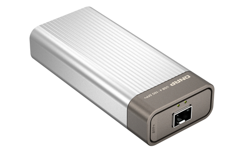 QNAP QNA-UC10G1SF Adaptador Ethernet 10Gigabit para Computador - 10GBase-X - SFP+ - Portátil - USB Tipo C - 10 Gbit/s Taxa
