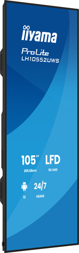 iiyama ProLite LH10552UWS-B1AG 2656,84 mm 5K LCD Collaboration Display - ARM Cortex A76 + A55 - 8 GB - 21:9 Seitenverhältn