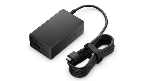 HP 65 W GaN USB-C LC-Netzteil. Starkstromtyp: AC-an-DC, Kompatibilität: Unterstützt eine Leistungsabgabe von bis zu 65 W, 