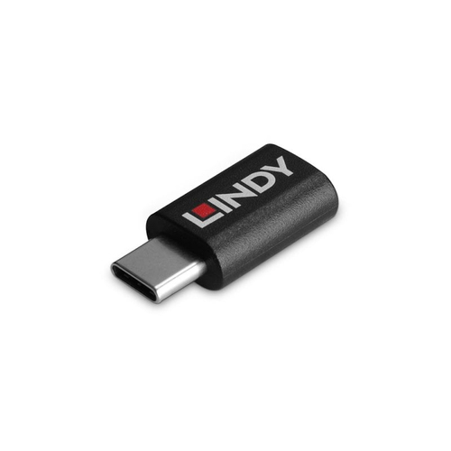 LINDY Netzwerkadapter - Nickel Anschluss - Golden Kontakt - Schwarz