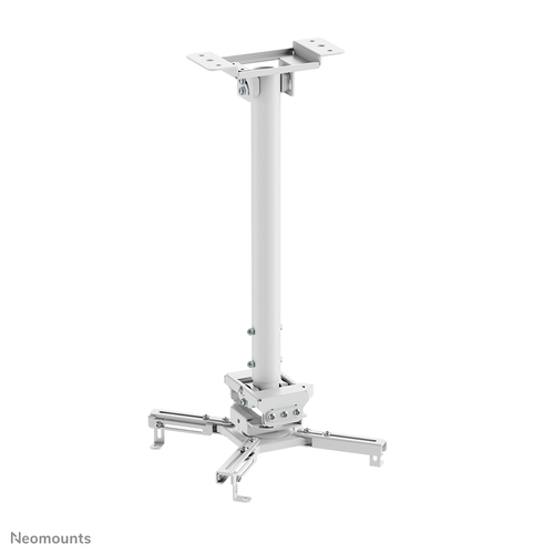 Fixation au plafond Neomounts CL25-540WH1 pour Projecteur - Blanc - Réglable en hauteur - 35 kg Max - Acier