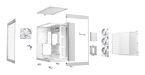 be quiet! Light Base 600 LX Light Base 600 LX White Computergehäuse - ATX, Micro ATX, Mini ATX, Mini ITX Motherboard Suppo
