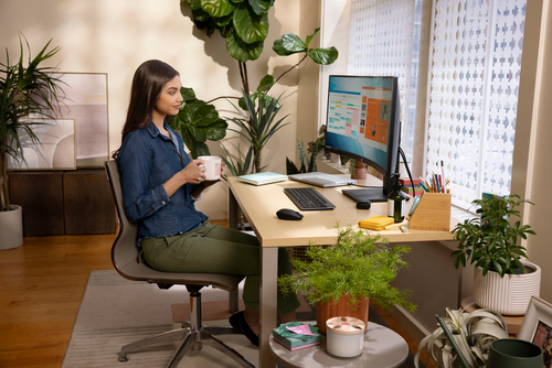 HP P34hc G4 WQHD USB-C Curved Monitor. Display diagonal: 86.4 cm (34"), Display resolution: 3440 x 1440 pixels, HD type: W