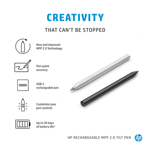 HP Stylus - Ersetzbare Stylus-Spitze - Grau