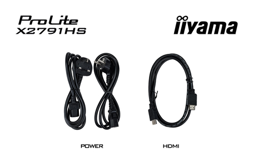 iiyama ProLite X2791HS-B1. Bildschirmdiagonale: 68,6 cm (27"), Display-Auflösung: 1920 x 1080 Pixel, HD-Typ: Full HD, Bild