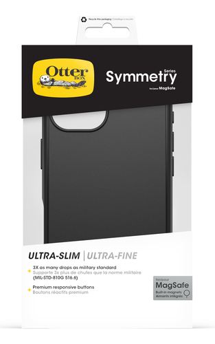 OB SYMMETRY MAGSAFE APPLE IPHONE 16 - BLACK