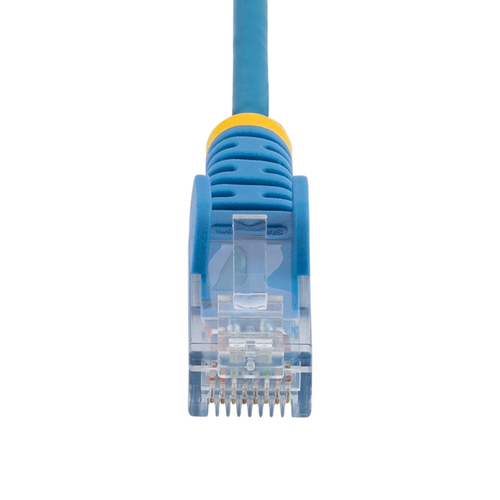 StarTech.com 3 m CAT6 Cable - Slim CAT6 Patch Cord - Blue - Snagless RJ45 Connectors - Gigabit Ethernet Cable - 28 AWG (N6