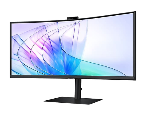 Samsung ViewFinity S6 S34C652VAU 34"" Class Webcam UW-QHD Curved Screen LED Monitor - 21:9 - Black - 86.4 cm (34"") Viewab