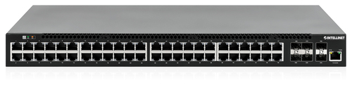 Intellinet 48 Ports Manageable Ethernet Switch - Gigabit Ethernet - 10/100/1000Base-T, 10GBase-X - 3 Layer Supported - 900
