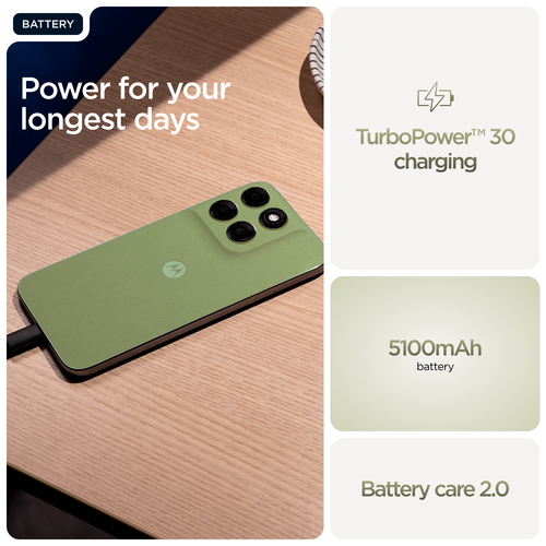 Motorola Mobility moto g67 128 GB Smartphone - 17,2 cm (6,8 Zoll) Super HD 1272 x 2772 - Octa-Core (Cortex A76Dual-Core 2,