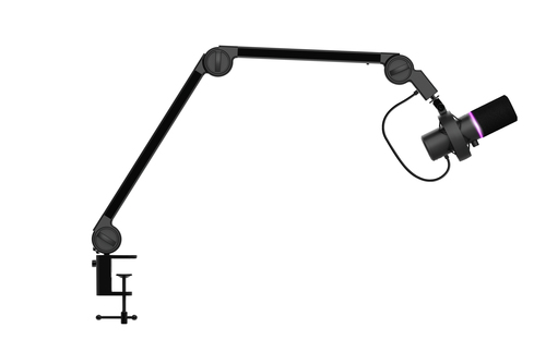 MikrofonTrust Onyx - Kabelgebunden - Kondensator - Schwarz - Kardioide - 1,80 m - USB Typ-A - Tischhalterung, Dämpferbrück