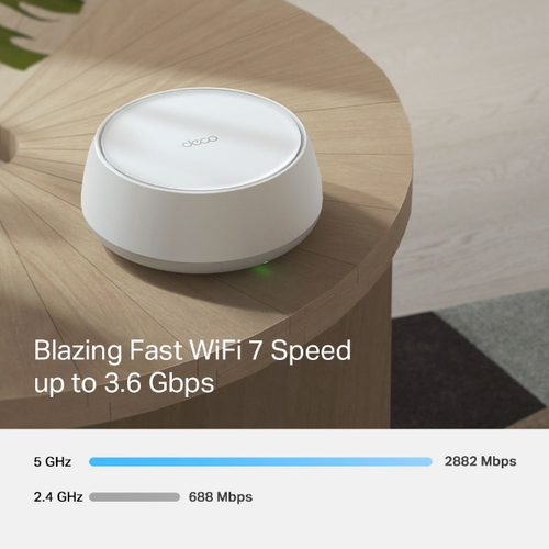 TP-Link Deco BE22 Wi-Fi 7 IEEE 802.11 a/b/g/n/ac/ax/be Ethernet Drahtlos Router - Dualband - 2,40 GHz ISM-Band - 5 GHz UNI