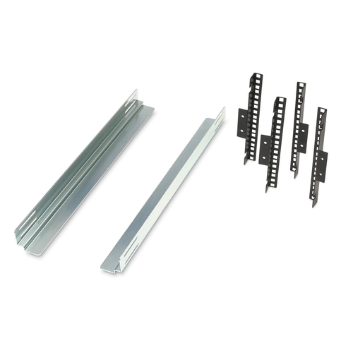 APC Mounting Rail for Enclosure - Black - 90.72 kg Load Capacity - 1 Pack
