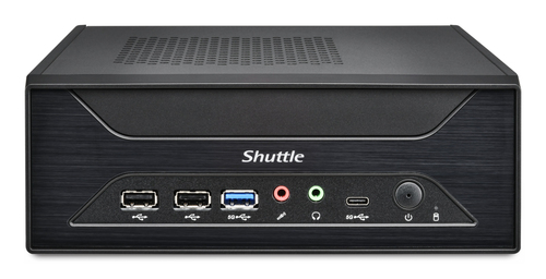Shuttle XPC slim Barebone XH810 - S1851, Intel H810, 1xDP, 2xHDMI, 3x COM (RS232) , 2x Intel LAN,2x2.5", 8x USB, 3x M.2, 2