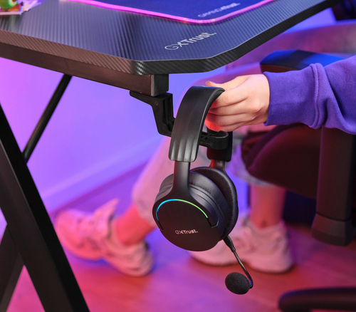 Trust GXT 700 Omnius. Typ: Gerade, Table top shape: Rechteckige Form, Frame material: Metall. Breite: 1200 mm, Tiefe: 600 