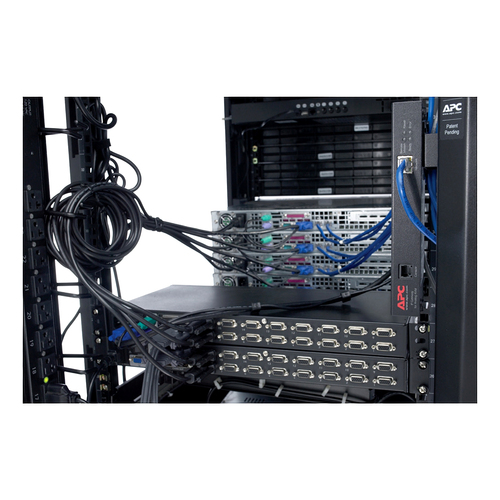 APC KVM Daisy-Chain Cable - 6 ft (1.8 m). Cable length: 1.8 m, Product colour: Black, Compatible products: KVM. Compliance