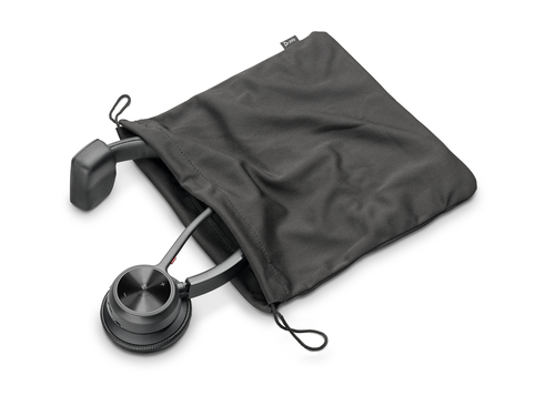 Poly Voyager 4300 UC 4310-M Wireless Over-the-head, On-ear Mono Headset - Black - Microsoft Teams Certification - Siri, Go