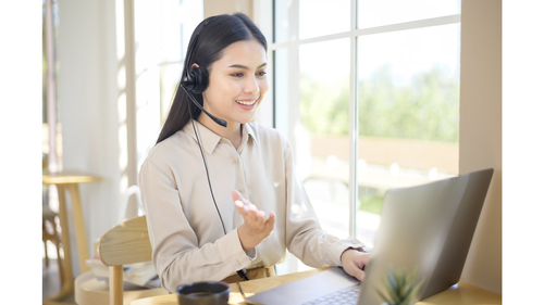 Kensington Wired Over-the-head Mono Headset - Black - Monaural - Supra-aural - 20 Hz to 20 kHz - 180 cm Cable - Omni-direc