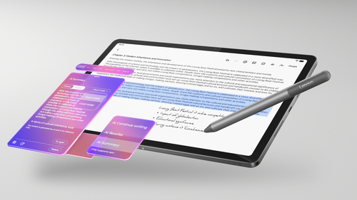 Lenovo Idea Tab - Display 11" 2.5K (2560x1600) IPS 500nits 90Hz - CPU MediaTek Dimensity 6300 - RAM 8GB - Memoria 128GB UF