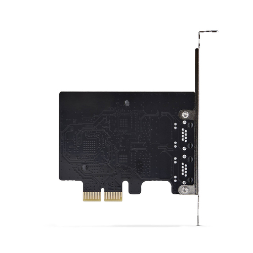 StarTech.com 5Gigabit Ethernet Card for Desktop, Server - Black - TAA Compliant - PCI Express - Full-Height Low-Profile Br