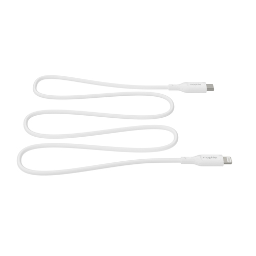 MOPHIE ESSENTIALS CABLE USB-C TO LIGHTNING 1M WHITE