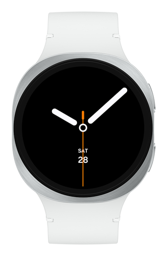 Samsung Galaxy Watch8 SM-L330 Smart Watch - 46 mm Case Height - 43.70 mm Case Width - Silver Case Color - White Band Color