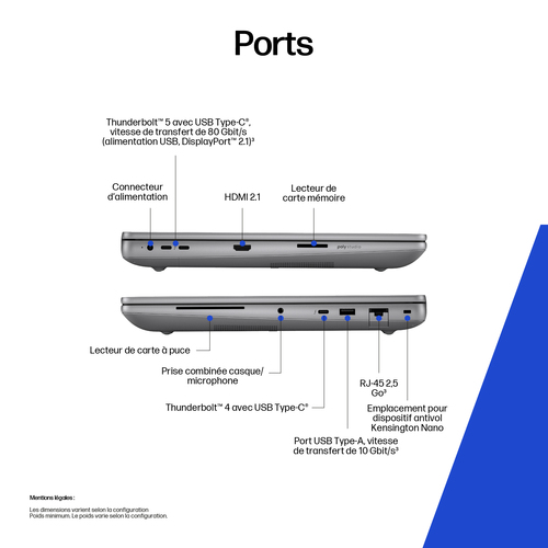 HP ZBook Fury C78HBET#UUG. Product type: Mobile workstation, Form factor: Clamshell. Processor family: Intel Core Ultra 7,