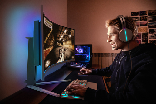 Monitor LCD Philips 49M2C8900L 1244,6 mm (49") Class Dual Quad HD (DQHD) - 32:9 - 124 cm (48,8") Viewable - 5120 x 1440 - 