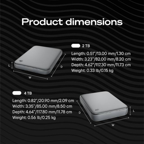 Seagate 2 TB Unidade de estado sólido