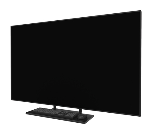 Neomounts Mounting Shelf for Keyboard, Mouse - Black - Height Adjustable - 43"" (109.22 cm) to 110"" (279.40 cm) Screen Su