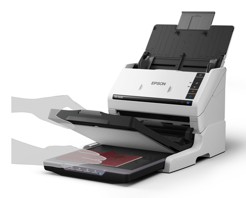 Scanner a inserimento di foglii Epson WorkForce DS-530III - 600 x 600 dpi Ottico - 30-bit Colore - Colore, Monochrom Scans