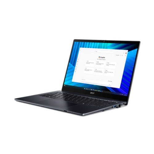Acer TravelMate P4 Spin 14 TMP414RN-55-TCO Copilot+ PC 2 in 1 Notebook - WUXGA - Intel 225U - Blau - Intel Chip - Windows 
