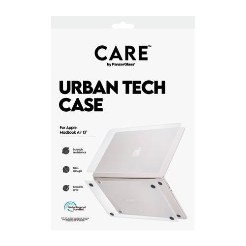 PanzerGlass CARE™ by ® Case Transparent Macbook Air 13'' M2 | M3 | M4. Etui-Typ: Cover, Kompatibilität: Apple - Macbook Ai